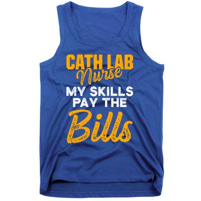 Cath Lab Nurse Skills Cardiac Nursing Rn Gift Tank Top