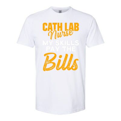 Cath Lab Nurse Skills Cardiac Nursing Rn Gift Softstyle CVC T-Shirt