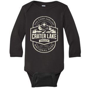 Crater Lake National Park Baby Long Sleeve Bodysuit