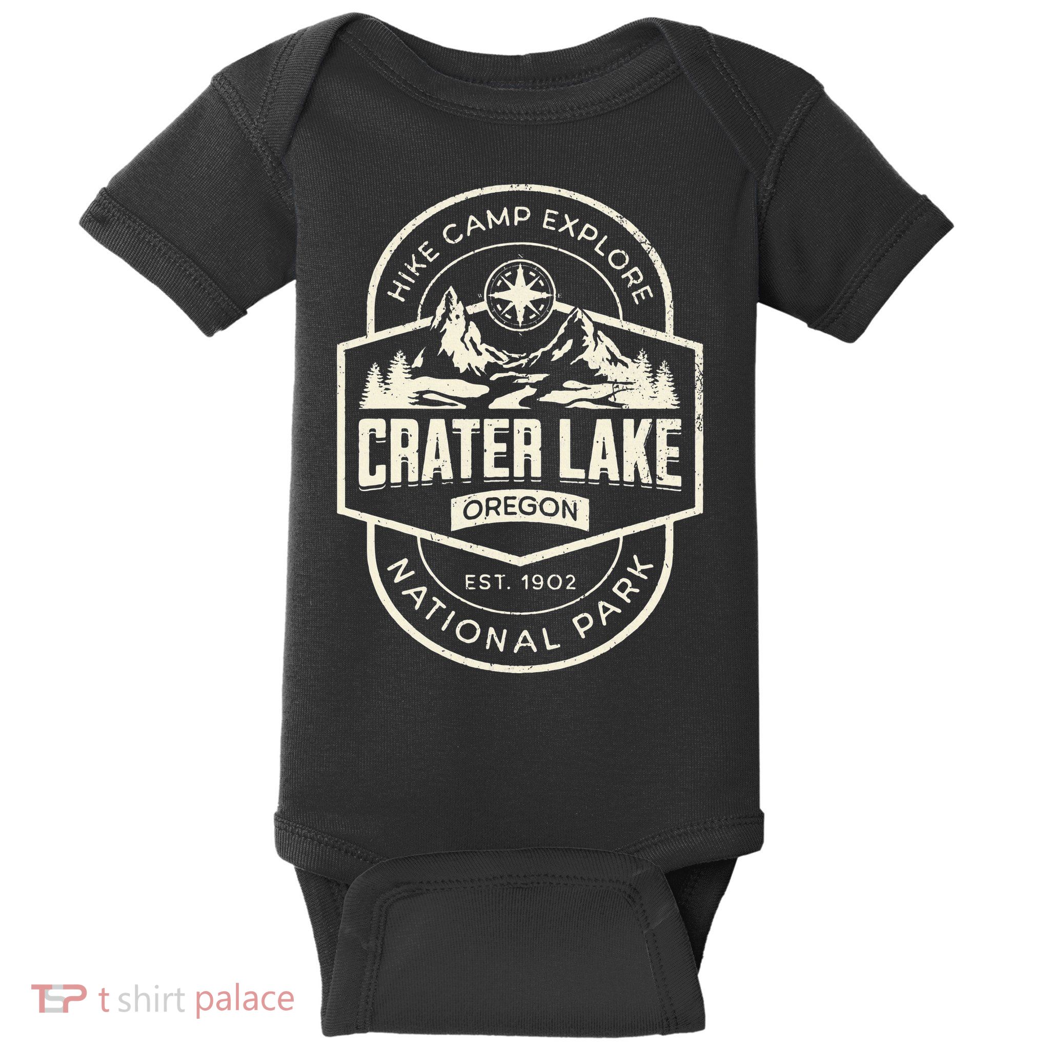 Crater Lake National Park Baby Bodysuit