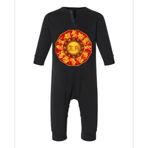 Chinese Lunar New Year Of Dragon 2024  Infant Fleece One Piece