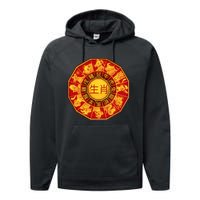 Chinese Lunar New Year Of Dragon 2024  Performance Fleece Hoodie