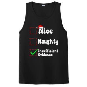 Christmas List Nice Naughty Insufficient Evidence PosiCharge Competitor Tank