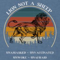 Conservative Lion Not A Sheep Garment-Dyed Sweatshirt