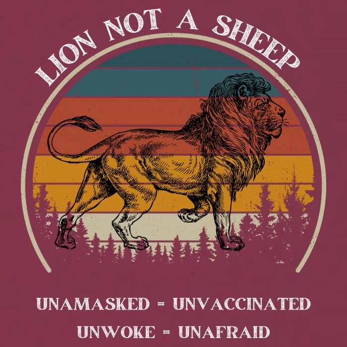 Conservative Lion Not A Sheep 16oz Travel Tumbler