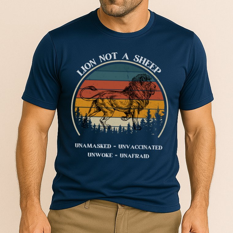 Conservative Lion Not A Sheep Performance Shirt