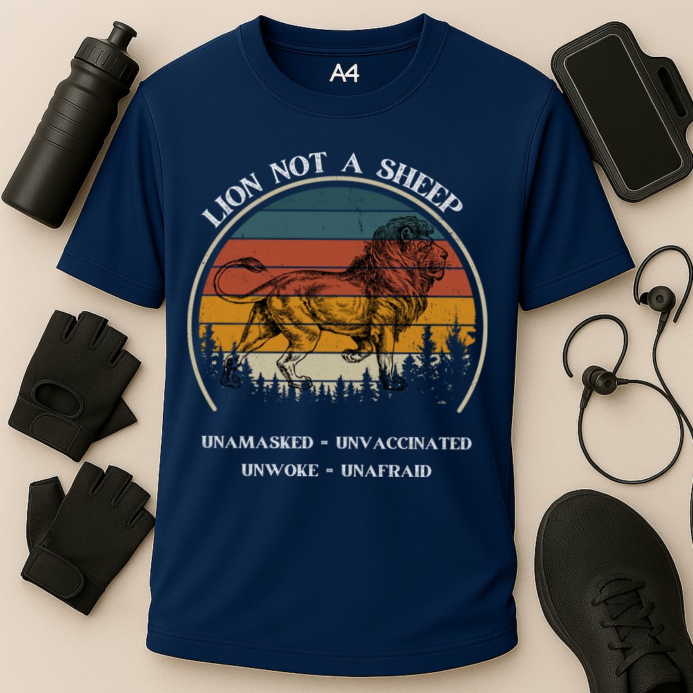 Conservative Lion Not A Sheep Performance Shirt