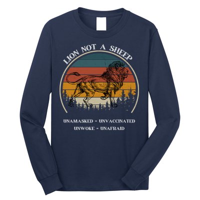 Conservative Lion Not A Sheep Long Sleeve Shirt