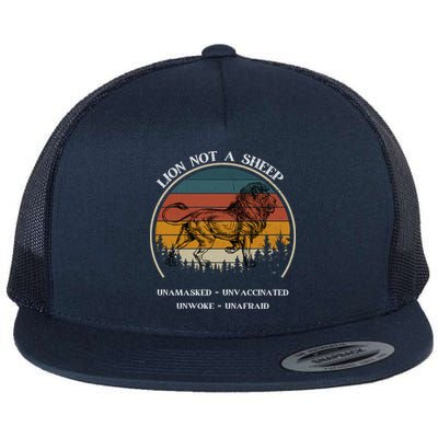 Conservative Lion Not A Sheep Flatbill Hat