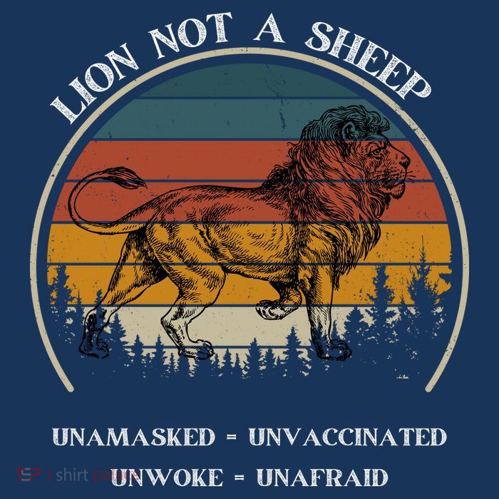 Conservative Lion Not A Sheep 16 in Basic Backpack