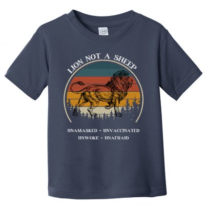 Conservative Lion Not A Sheep Toddler T-Shirt