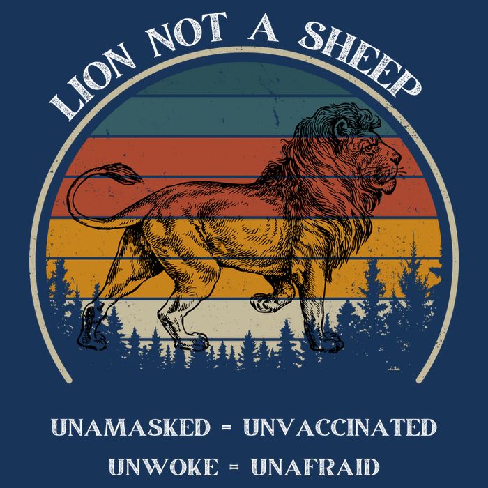 Conservative Lion Not A Sheep Toddler T-Shirt