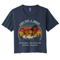 Conservative Lion Not A Sheep Crop Top
