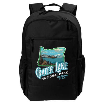 Crater Lake National Park Gift Vintage Oregon Retro Cool Gift Backpack