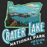 Crater Lake National Park Gift Vintage Oregon Retro Cool Gift Beanie