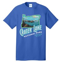 Crater Lake National Park Gift Vintage Oregon Retro Cool Gift Tall T-Shirt