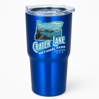 Crater Lake National Park Gift Vintage Oregon Retro Cool Gift Tumbler