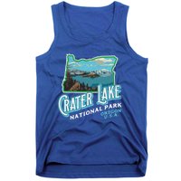 Crater Lake National Park Gift Vintage Oregon Retro Cool Gift Tank Top