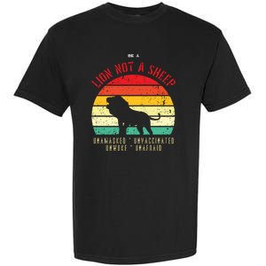 Conservative Lion Not A Sheep Garment-Dyed Heavyweight T-Shirt