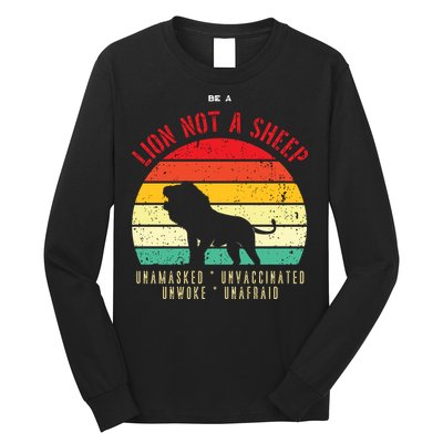 Conservative Lion Not A Sheep Long Sleeve Shirt
