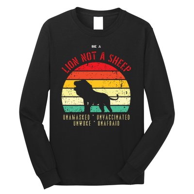 Conservative Lion Not A Sheep Long Sleeve Shirt