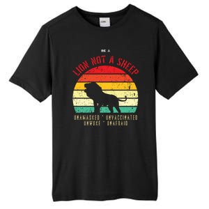 Conservative Lion Not A Sheep Tall Fusion ChromaSoft Performance T-Shirt