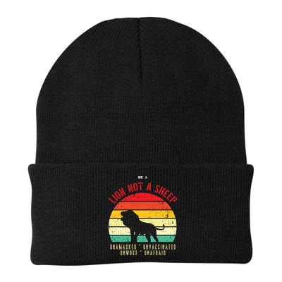 Conservative Lion Not A Sheep Beanie