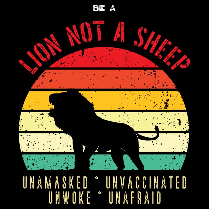 Conservative Lion Not A Sheep 16 in Basic Backpack