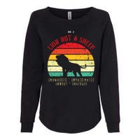 Conservative Lion Not A Sheep Womens California Wash Sweatshirt