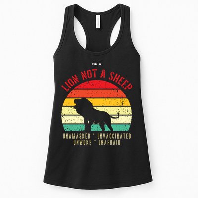 Conservative Lion Not A Sheep Womens Tank Top