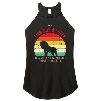 Conservative Lion Not A Sheep Women's Perfect Tri Rocker Tank