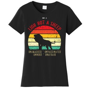 Conservative Lion Not A Sheep Women's T-Shirt