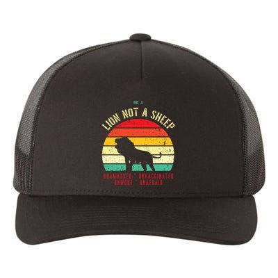 Conservative Lion Not A Sheep Yupoong Adult 5-Panel Trucker Hat