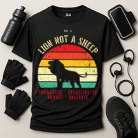 Conservative Lion Not A Sheep Performance Shirt