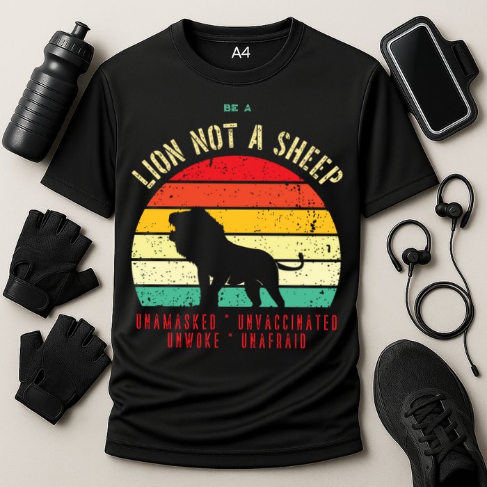 Conservative Lion Not A Sheep Performance Shirt
