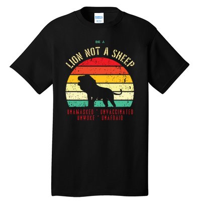 Conservative Lion Not A Sheep Tall T-Shirt