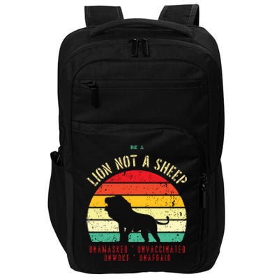 Conservative Lion Not A Sheep Impact Tech Backpack