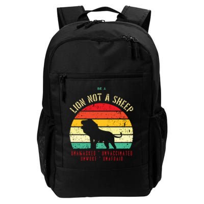 Conservative Lion Not A Sheep Daily Commute Backpack