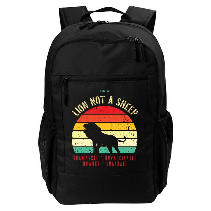 Conservative Lion Not A Sheep Daily Commute Backpack