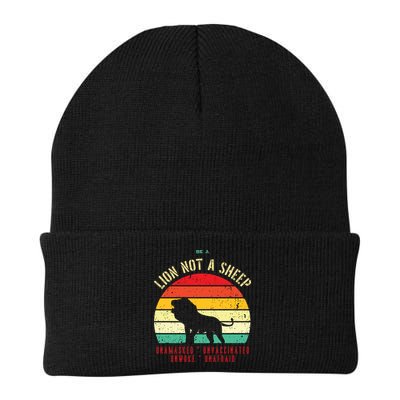 Conservative Lion Not A Sheep Beanie