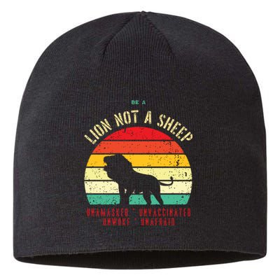 Conservative Lion Not A Sheep Sustainable Beanie