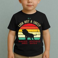 Conservative Lion Not A Sheep Toddler T-Shirt