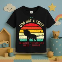 Conservative Lion Not A Sheep Toddler T-Shirt