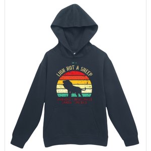 Conservative Lion Not A Sheep Urban Pullover Hoodie