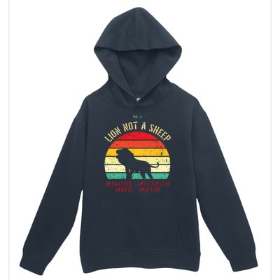 Conservative Lion Not A Sheep Urban Pullover Hoodie