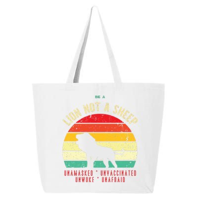 Conservative Lion Not A Sheep 25L Jumbo Tote