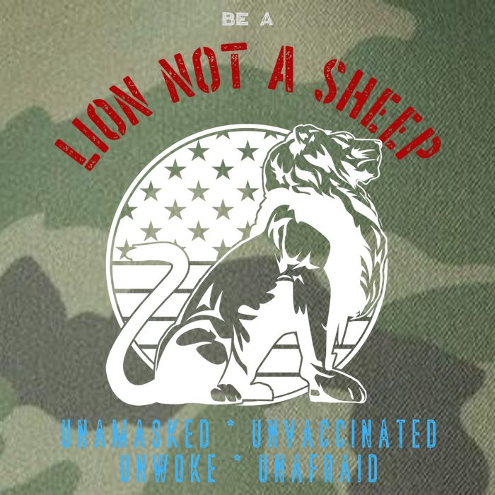 Conservative Lion Not A Sheep Legacy Tie Dye Trucker Hat
