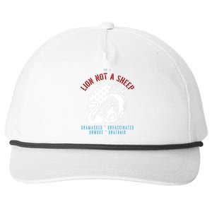 Conservative Lion Not A Sheep Snapback Five-Panel Rope Hat