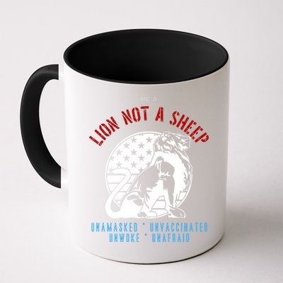 Conservative Lion Not A Sheep Mug