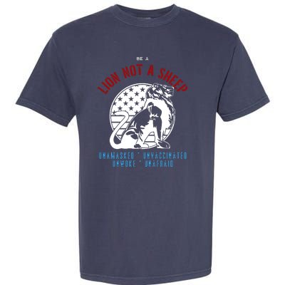 Conservative Lion Not A Sheep Garment-Dyed Heavyweight T-Shirt